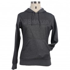 Horsdy Women's Cotton Polo Hoodie Standard Black Horsdy Women's Cotton Polo Hoodie Standard Black