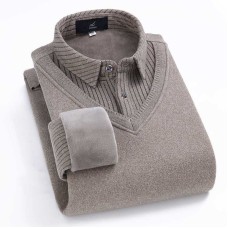BOOSTIFY Men's Knitted Shirt Cover BOOSTIFY Men's Knitted Shirt Cover